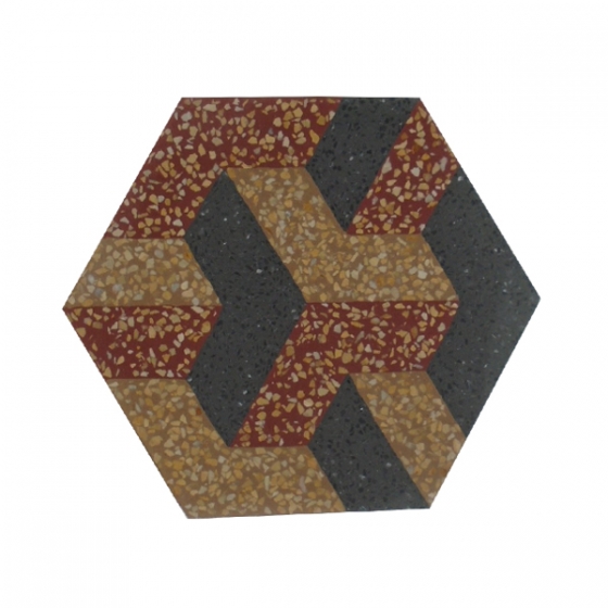 Bông Terrazzo lục giác TH2-4A